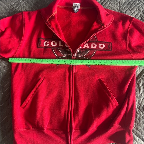 Salt Creek Apparel Red Jacket With Colorado Graphic Size Large. Full Zip. - Picture 5 of 7